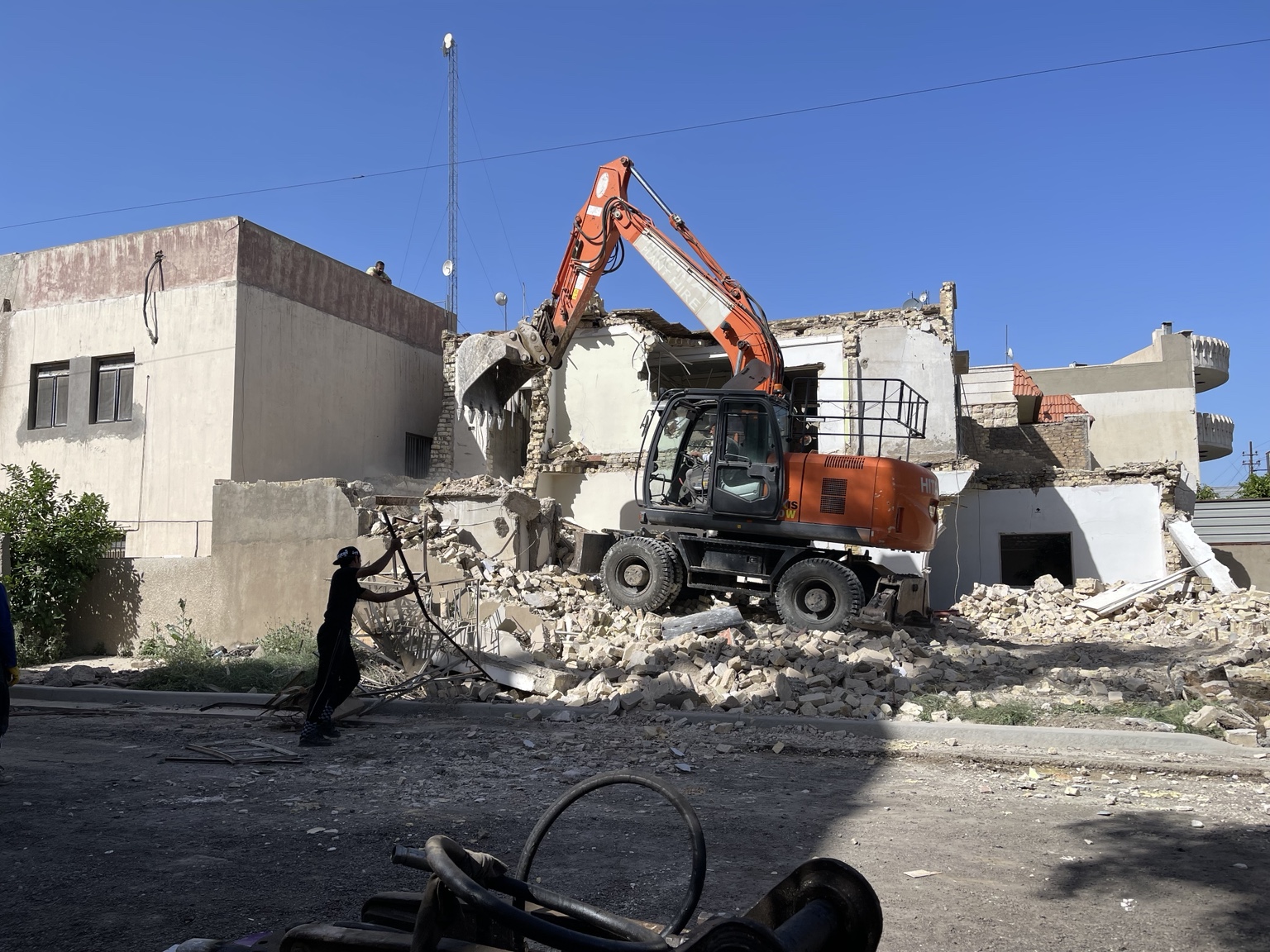 إزالة وتجهيز الموقع من أعمال TAMADON
